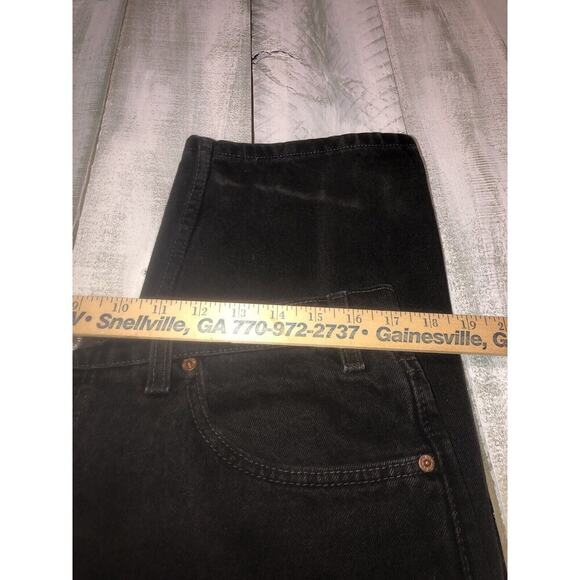 Vintage Levi’s 550 Black Relaxed Fit Denim Jeans Pants Made in Canada Size 36x34 - Picture 10 of 11